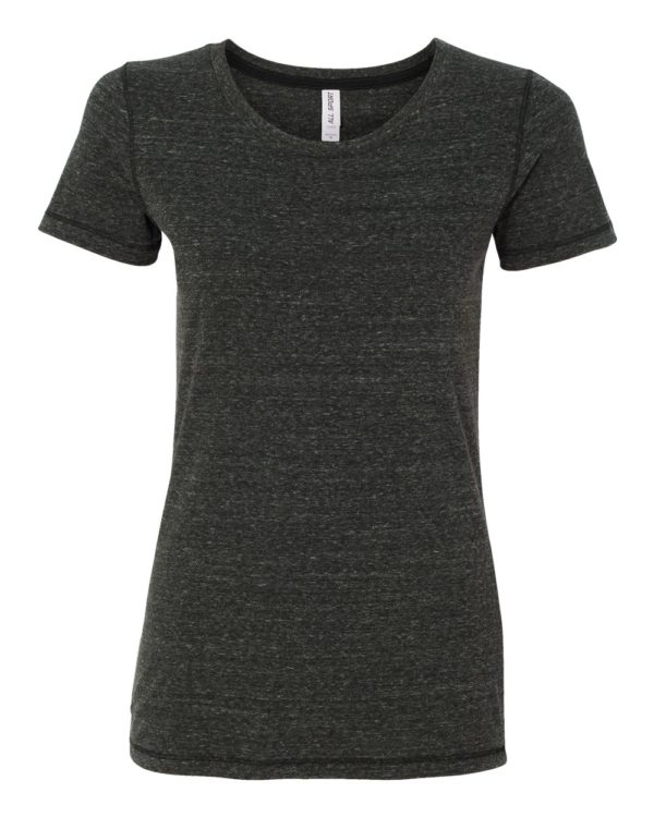 All Sport W1101 Charcoal Heather Triblend