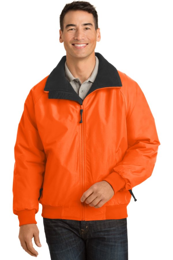 Port Authority® J754S Safety Orange/ Black