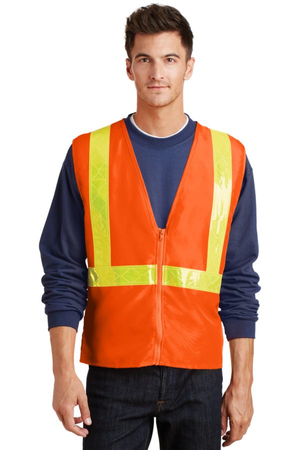 Port Authority® SV01 Safety Orange/ Reflective