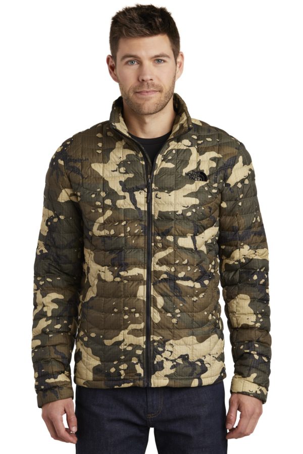 The North Face® NF0A3LH2 Burnt Olive Woodchip Camo Print