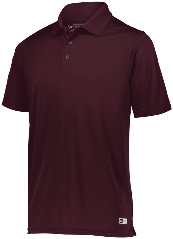 Russell Essential Polo MAROON