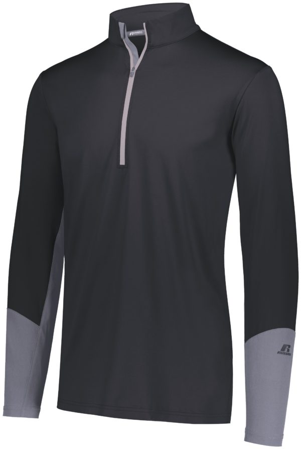 Russell HYBRID PULLOVER STEALTH/STEEL