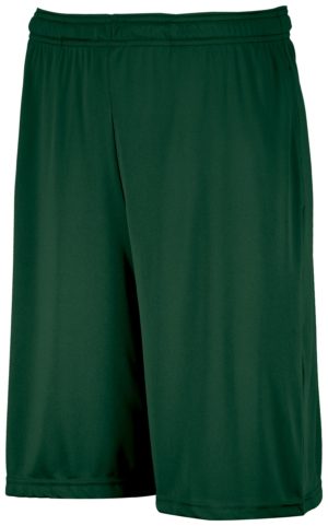 Russell Dri-Power¨ Essential Performance Shorts With Pockets DARK GREEN