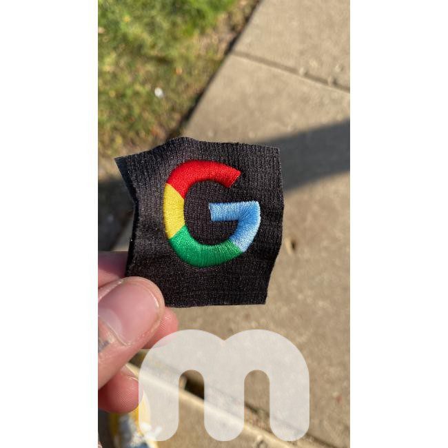 google embroidered patch